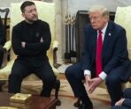 zelenskiy i tramp e1741216494245 В преддверии 8 марта Трамп признался, что с Украиной сложнее, чем с Россией и США может уйти